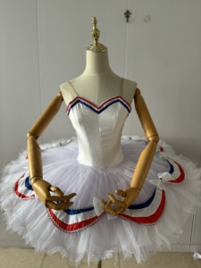 Rendimiento profesional clásico Ballet tutús niñas panqueque tutú Cascanueces adulto blanco <span class=keywords><strong>La</strong></span> Esmeralda Ballet tutú - Product Image 1