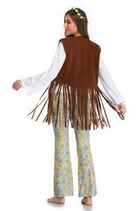 Costume d'Halloween Femme Costume de scène amérindien Costume de performance de cosplay indien - Product Image 6