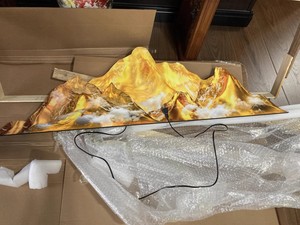 Nhà máy bán buôn bán núi xem khắc trang trí LED ánh sáng trang trí nội thất treo sơn tường sơn Laser khắc - Product Image 6