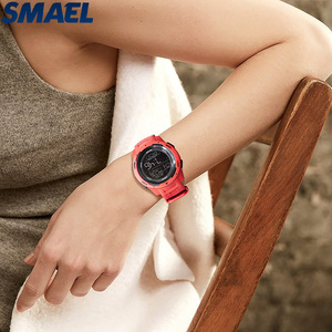 SMAEL 8105 Full Digital Watch 30-50M Waterproof PU <b>Strap</b> 46mm Multi Color Outdoor Sports <b>Wrist</b> Watch - Product Image 2