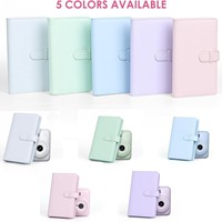 Casing penyimpanan kamera Album foto Mini portabel 108 kantung kulit PU 3 inci untuk Fujifilm Instax Mini 12 kartu foto Mini