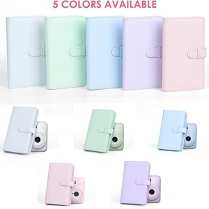 กระเป๋า108แบบพกพาเคสเก็บอัลบั้มฟิล์มขนาดเล็ก3นิ้วหนัง PU สำหรับ <span class=keywords><strong>Fujifilm</strong></span> <span class=keywords><strong>Instax</strong></span> Mini 12 Photo Card MINI - Product Image 5