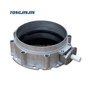 Disco de válvula recubierto de poliuretano accionado automático Serie VFS V1FS250 válvula de mariposa de brida única para control de flujo industrial - Product Image 4