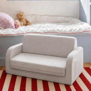 Sofá Moderno para Bebés y Niños Pequeños, Fabricado a Medida y Comprimido, OEM |   Sofá convertible 2 en 1 de espuma comprimida de alta densidad - Product Image 1