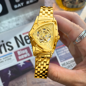 Reloj de Hombre Moderno, Reloj de Cuarzo de Lujo, Deportivo, Resistente al Agua, Multifuncional, con Luz Nocturna - Product Image 5