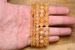 Pulsera de piedras preciosas Feng Shui para hombre y mujer, pulsera de cuentas de amatista Natural auténtica, con cristales curativos