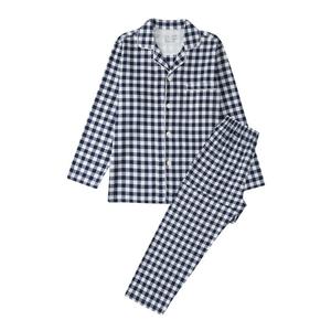 Pijamas Personalizados Transpirables de Algodón Cepillado, Ropa de Dormir para <span class=keywords><strong>Mujer</strong></span> y Hombre, Conjunto para Parejas, Buena Calidad, Sin Costuras Laterales, Otoño <span class=keywords><strong>Invierno</strong></span> - Product Image 1