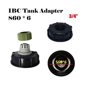 S60 X 6 <b>Water</b> Tank Drain for IBC <b>Water</b> Thread Adapter <b>Water</b> <b>Container</b> Male Adapter S60X6 Fittings Adapter - Product Image 2