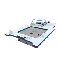 Fábrica de Inflables de Asia, Islas Flotantes Acuáticas Hechas a Medida, Piscina Inflable para Océano y Mar con Red
