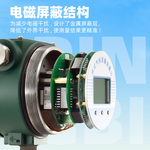 เครื่องวัดอัตราการไหลของก๊าซความร้อนแบบดิจิตอล Zhong'an Exploration รุ่น 0-1000mh แบบฝังหน้าแปลน แสดงผลแบบดิจิตอล ทำจากสแตนเลส ใช้ได้กับก๊าซหลายชนิด - Product Image 2