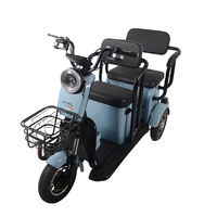 Tricycle électrique cargo de haute qualité 2024, trois roues, moteur sans balais, batterie au plomb-acide, vitesse maximale de 28 km/h, pour adultes et passagers