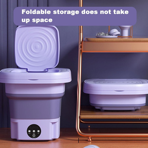 Portable 9L <b>Mini</b> Washing Machine with Dryer Electric Single Tub Washer and Dryer Plastic Housing - Product Image 3