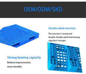 Offre Spéciale fournisseur de palettes en plastique bon marché <span class=keywords><strong>1200x1000</strong></span> palette en plastique de stockage d'entrepôt industriel robuste à vendre - Product Image 6