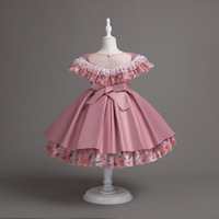 Robe à fleurs pour petites filles, robe de fête de mariage florale, robe de princesse pour enfants, robe de Noël pour filles, vêtements pour enfants