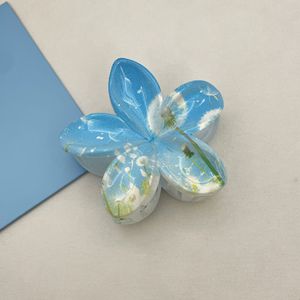 Целлюлозные гибкие заколки для волос Plumeria Frangipani с цветами - Product Image 5
