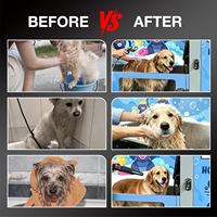 Machine de lavage pour animaux de compagnie en libre-service à bas prix, disponible 24h/24, avec logo personnalisé, qualité export
