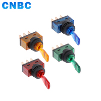 Interrupteur à bascule automobile 12V 3 broches ON-OFF avec lumière LED DC12V 20A SPST
