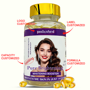 Capsule Sbiancanti per la Pelle ad Azione Rapida in 14 Giorni, <span class=keywords><strong>Booster</strong></span> Puro Illuminante 20000mg, Integratore di L-Glutatione - Product Image 4