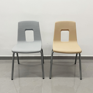 Hiện Đại Euro Thiết Kế Đơn Giản Trước Trường Đồ Nội Thất Sinh Viên Ghế Nhựa Trường Ghế Nhựa Đầy Màu Sắc Cứng Nhựa Kim Loại Ghế - Product Image 2