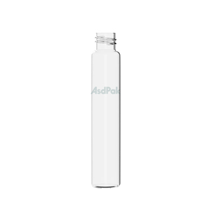 Tubes en verre CR écologiques de 85 mm/90 mm/116 mm/125 mm, finition mate avec bouchon à vis à sécurité enfant, pré-emballage pour usage alimentaire - Product Image 5