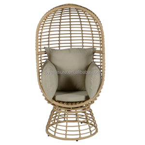Leisure Modern Outdoor Rattan <b>Swing</b> & <b>Hammock</b> Chair Set With Bird Nest Design for Living Room Hotel Outdoor Furniture - Product Image 5