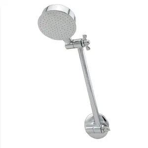 Water Saving Australian Chrome Plated Adjustable Brass All Directional Shower Arm And Rose