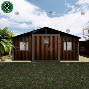 Maison conteneur préfabriquée à panneaux sandwich, 2-3 chambres, construction rapide, extensible, villa mobile - Product Image 4