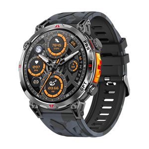 Montre connectée GPS étanche IP68 pour sports de plein air, avec suivi de la fréquence cardiaque, de l'oxygène sanguin, du sommeil et de la santé, appels Bluetooth, personnalisable - Product Image 5