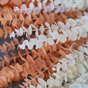 Fleurs d'eucalyptus artificielles en PVC souple, haute simulation, pour décorations de mariage en extérieur, arche de plafond et accessoires de paysagisme - Product Image 3