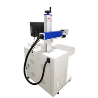 Machine de gravure laser UV Flying Gobos avec système de positionnement visuel, caméra CCD, machine de marquage laser pour imprimante de cartes d'identité