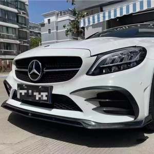 ลิ้นหน้าคาร์บอนไฟเบอร์ทรง CMST สำหรับรถเบนซ์ C-Class W205 4 ประตู ปี 2015-2021 - Product Image 6