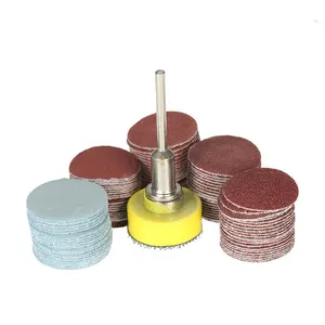 100Pcs 1inch 25mm Sanding Discs Pad 100-3000 Grit Abrasive Polishing Pad Kit for Rotary Tool Sandpapers Accessories