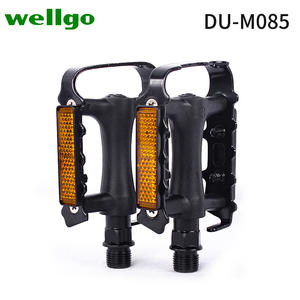 Pedales de Bicicleta Vigor M085 con Rodamientos Du, Negros, para Bicicleta de Montaña y Carretera, Ligeros, Antideslizantes, con Reflectores - Product Image 4