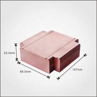 Disipador de Calor de Cobre de Alta Calidad Serie 6000 con Pin Fin para Raspberry Pi, Apilado Denso con Servicios de Corte y Soldadura