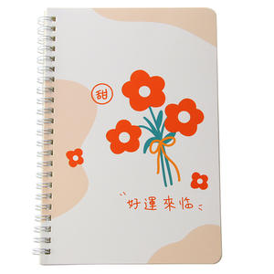 Carnet de notes A5 à spirale, motif cœur, papeterie d'apprentissage, carnet à feuilles mobiles épaissi pour <span class=keywords><strong>étudiant</strong></span>s - Product Image 5