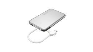 แบตเตอรี่สำรองแบบพกพาแม่เหล็กไร้สายบางเฉียบพิเศษ ความจุ 5000mAh พร้อมสายชาร์จ - Product Image 2