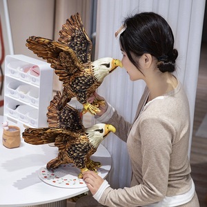 Juguete de Peluche de Águila de Simulación Más Vendido, Peluche de Águila Salvaje Realista de Alta Calidad, Recuerdo de Zoológico - Product Image 4