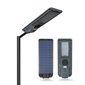 Preço de fábrica IP66 Waterproof o All-in-One integrado 1200W luz de rua solar sensor de movimento ao ar livre para gramado jardim parede estrada