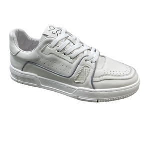 Mocassins de créateur en cuir véritable, sportifs et luxueux, à semelle épaisse et robuste, à lacets, pour la marche, mode estivale - Product Image 5