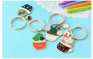 Hoge Kwaliteit Groothandel Creatieve Custom Schattige Plant Mentale Sleutelhanger Voor Decoratie - Product Image 2