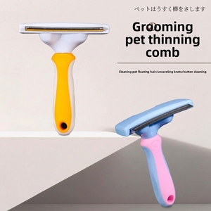 Peine para Perros y Gatos de ABS con un Solo Clic para Eliminar el Pelo y Eliminar las Pelusas - Cepillo para el Cuidado de Mascotas - Product Image 2