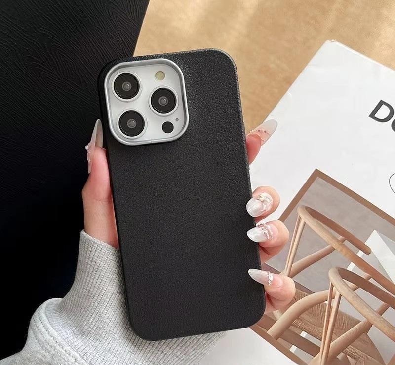 Cuir uni soft shell-noir