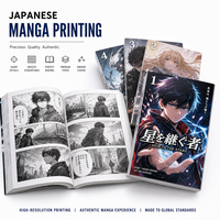 Servicio Profesional de Impresión de Libros de Manga Japonesa Personalizados, Impresión de Libros de Anime en Blanco y Negro de Alta Definición