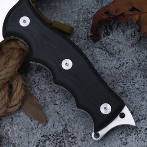 Cuchillo de Combate Recto de Acero Inoxidable de Alta Calidad Night Devil, Mango G10, Personalizable, OEM, para Supervivencia al Aire Libre, Camping, Bolsillo, EDC - Product Image 4