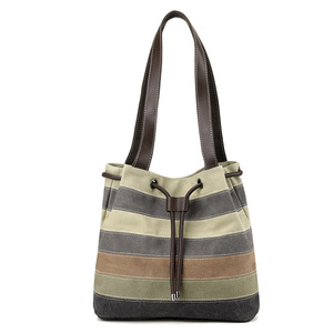 Sacs à bandoulière pour femmes, sacs hobo en toile, sacs messager décontractés multicolores, sacs fourre-tout à poignée supérieure, sacs bandoulière - Product Image 5