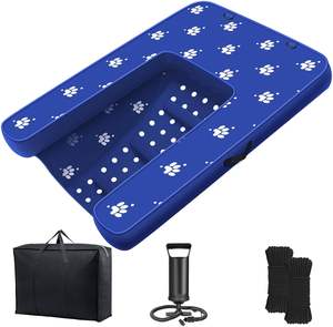 Escalera Flotante Inflable para Mascotas, Plataforma de Descanso para Natación, Tabla Flotante, Cama Flotante Antideslizante - Product Image 1