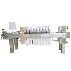 Kleine Labor membran filter presse aus Edelstahl Van Filter ausrüstung Filter presse Schlamm behandlungs ausrüstung - Product Image 1