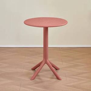 Table de salle à manger en polypropylène pour café et restaurant, usage intérieur/extérieur, mobilier de jardin et domestique, vente en gros usine - Product Image 4