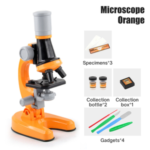 Children's 100X 400X 1200X LED <strong>Microscope</strong> Kit <strong>Biological</strong> Educational Toy for Home &amp; School Science Kids Gift - Product Image 3