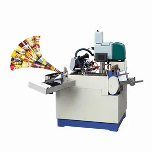 Máquina de fabricación de envases de papel, cono de helado